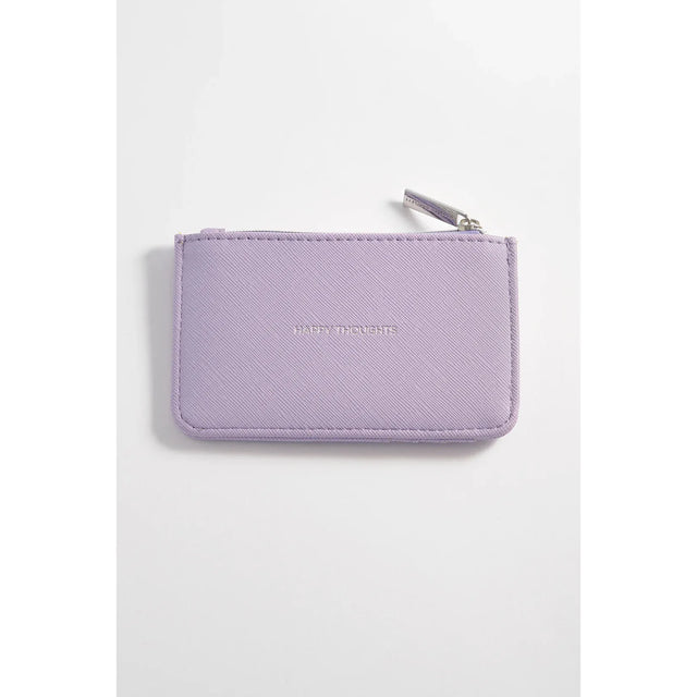 Lilac Happy Thoughts Card Purse