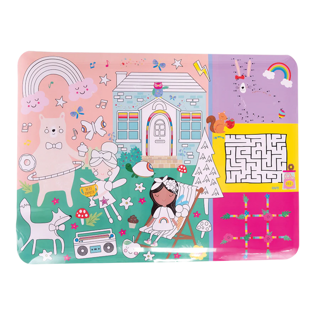 Rainbow Fairy Colour & Games Activity Mat