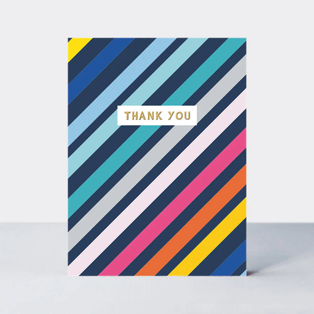 Stripe Thank You Pack Of Notecards