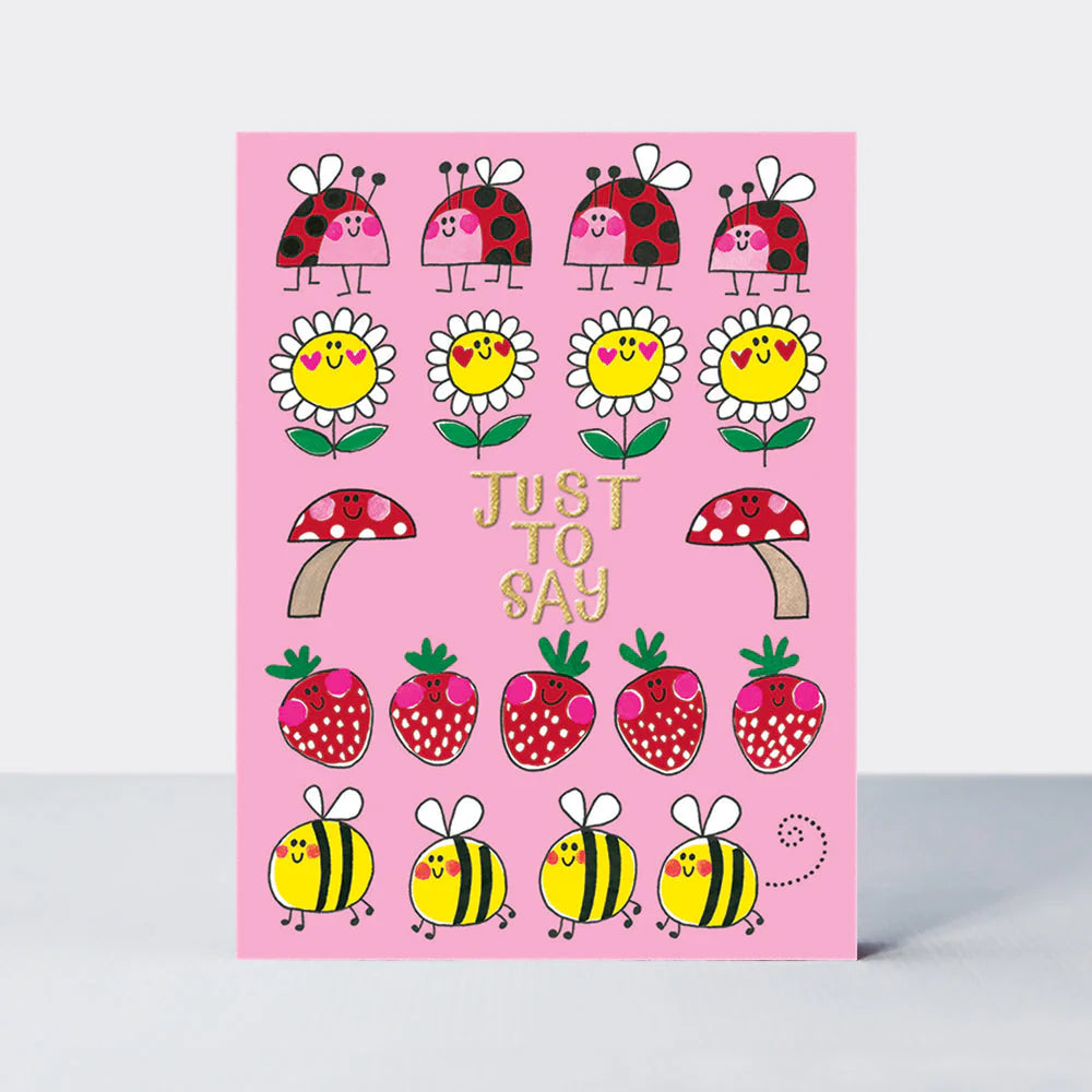 Ladybird Just To Say Pack Of Notecards