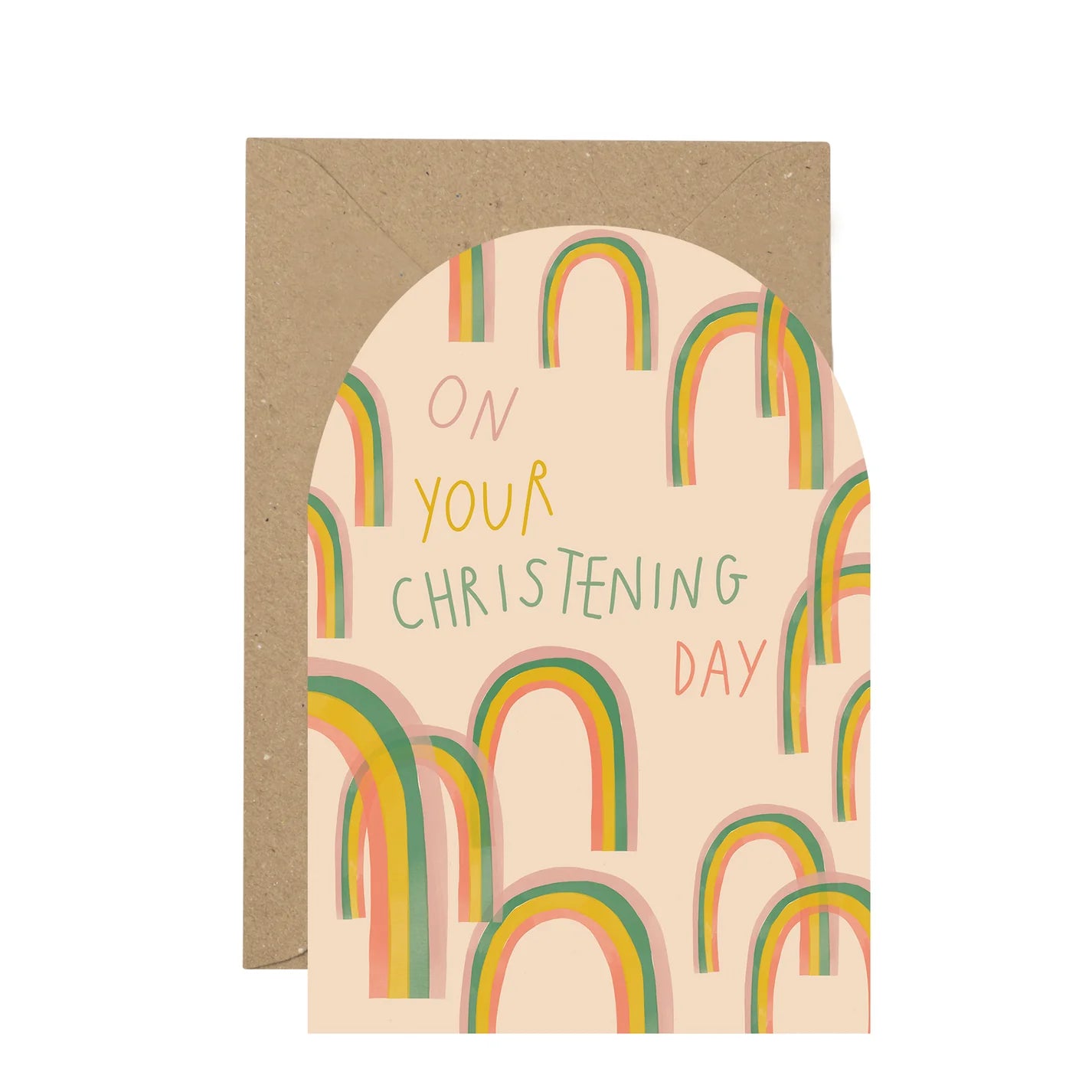 Christening Day Rainbow Card