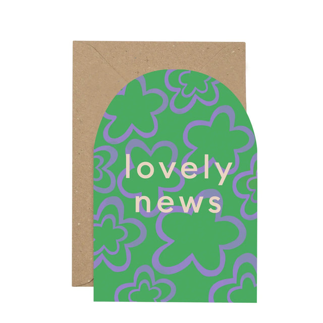Lovely News Curved Card