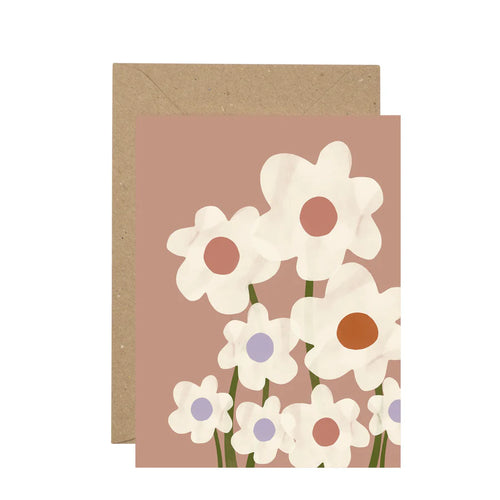 Bold Floral Blank Card
