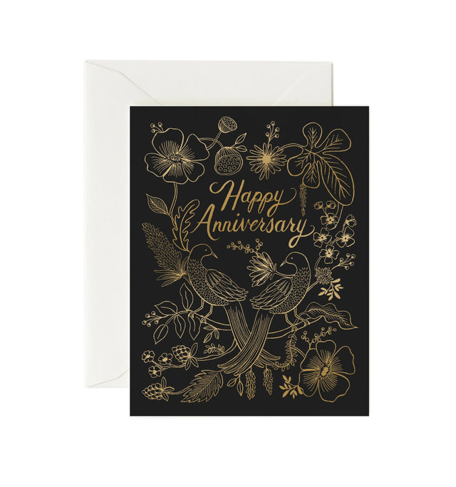 Anniversary Love Birds Card