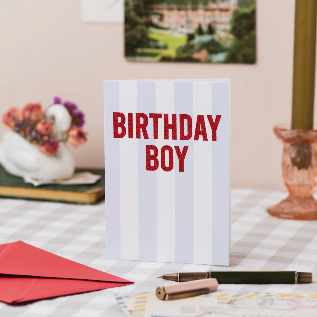 Birthday Boy Glitter Card