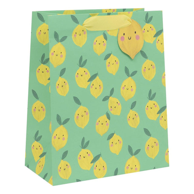 Large Lemons Gift Bag