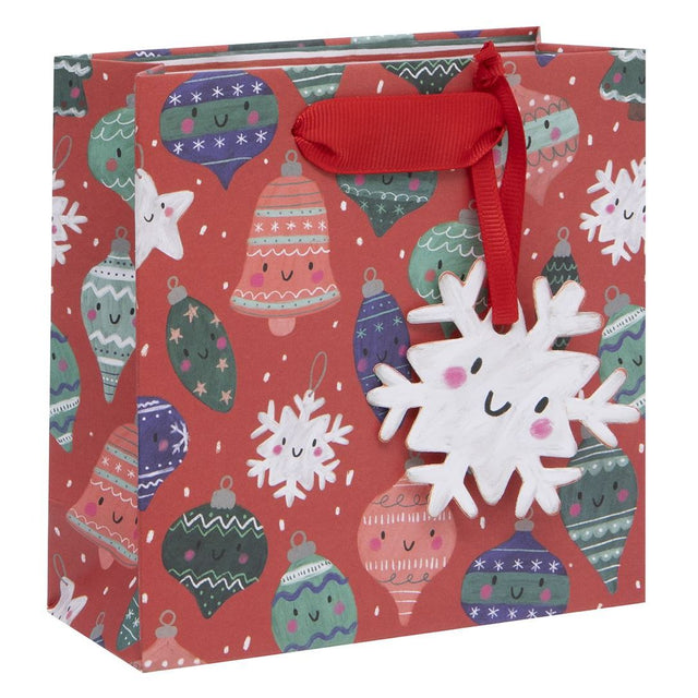 Small Happy Baubles Gift Bag