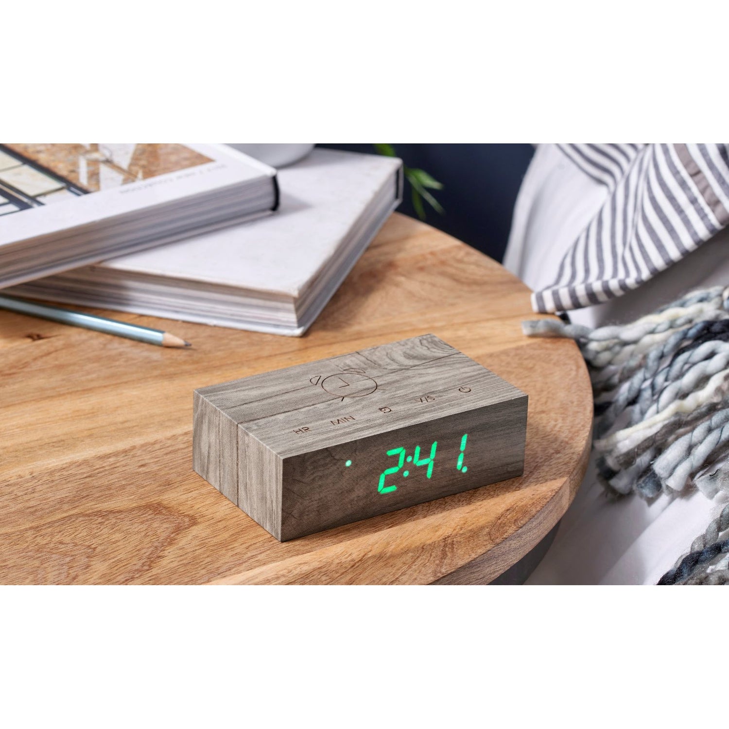 Ash Flip Click Clock