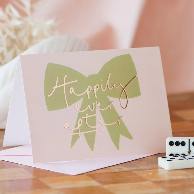 Happily Ever After Bow Card