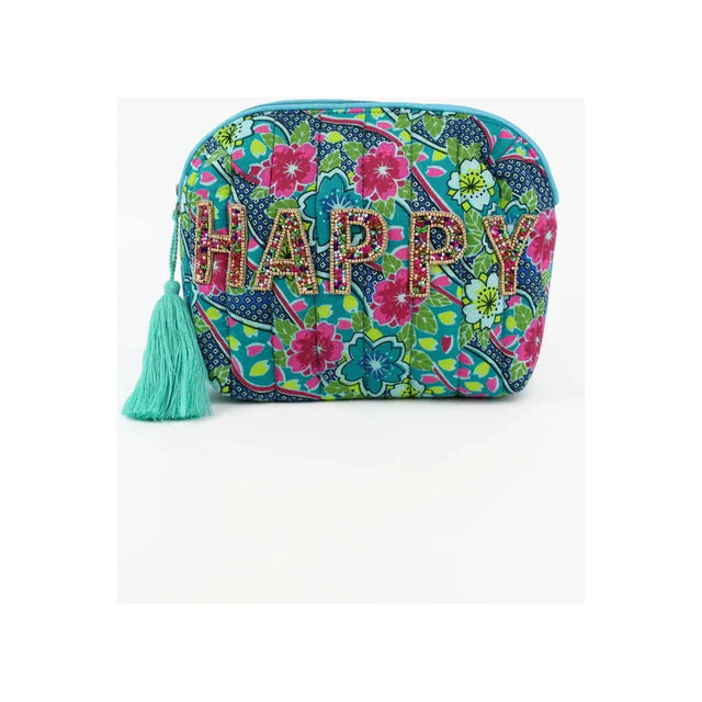 Happy Quilted Wash Bag