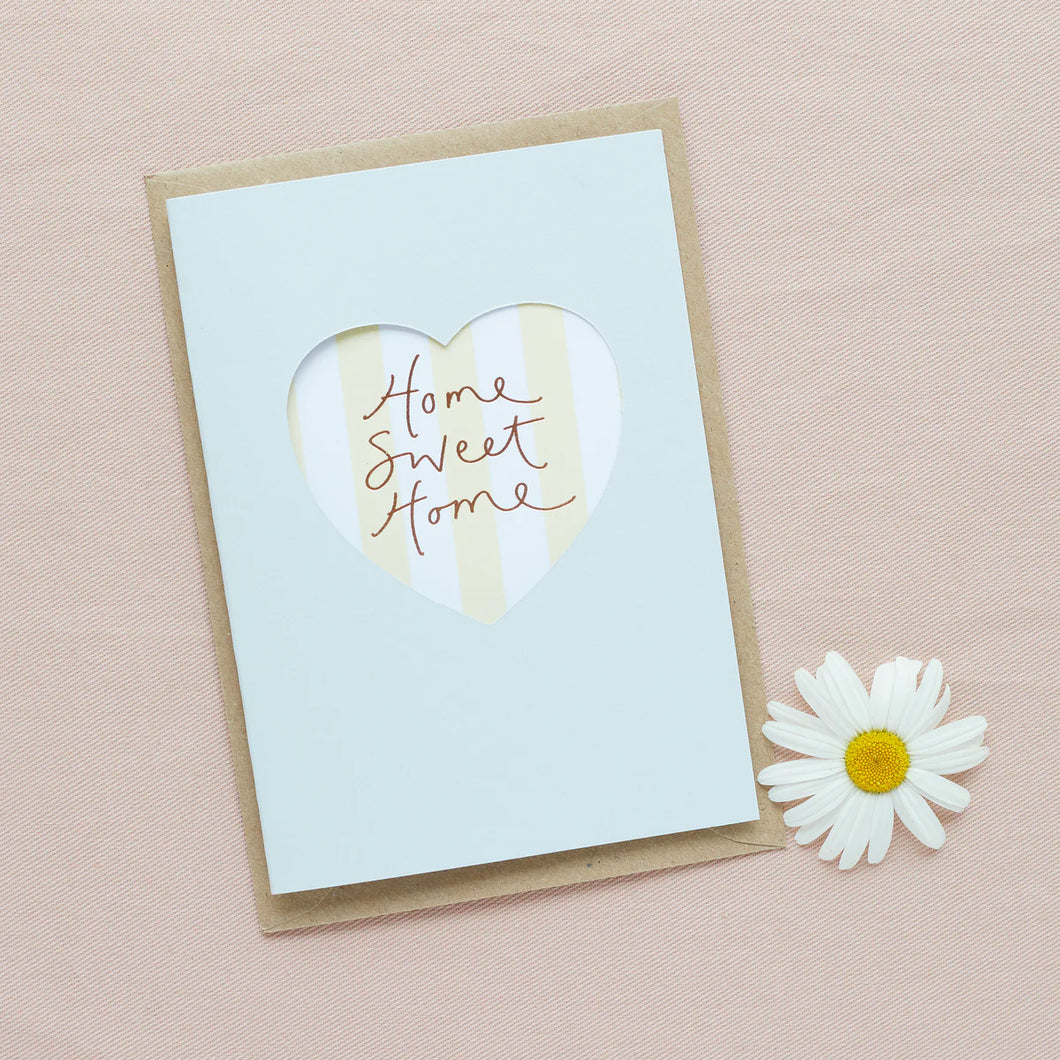 Home Sweet Home Cut Out Card