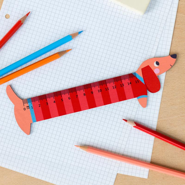 Sausage Dog Wooden Ruler