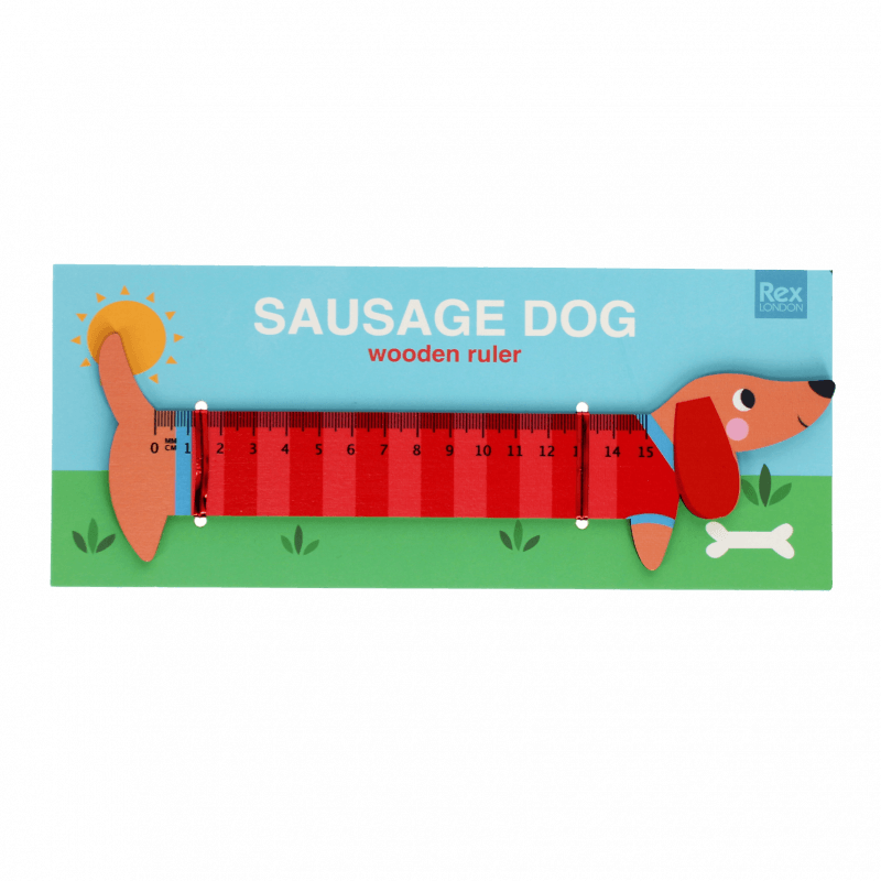 Sausage Dog Wooden Ruler