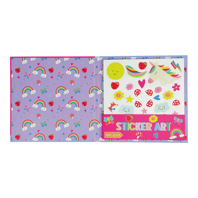 Sticker Art: Rainbow Fairy