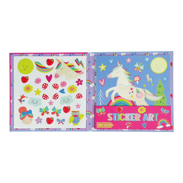 Sticker Art: Rainbow Fairy