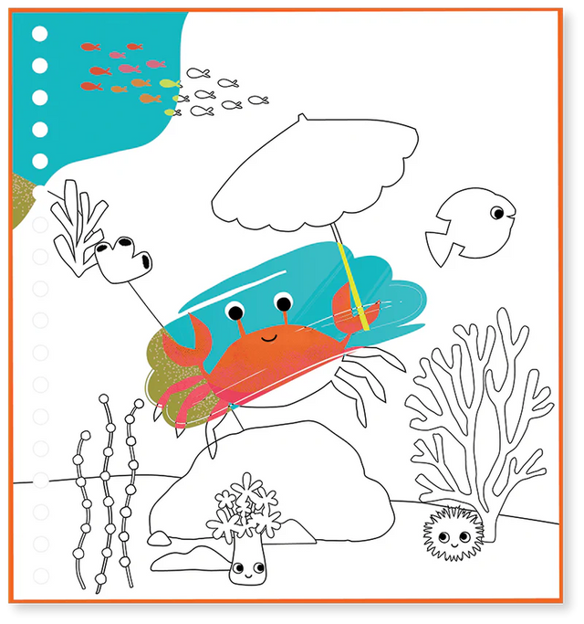 Magic Water Multi Play Book: Ocean