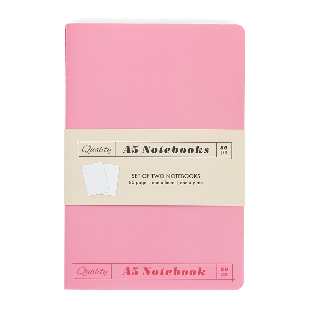 A5 Pink Notebooks