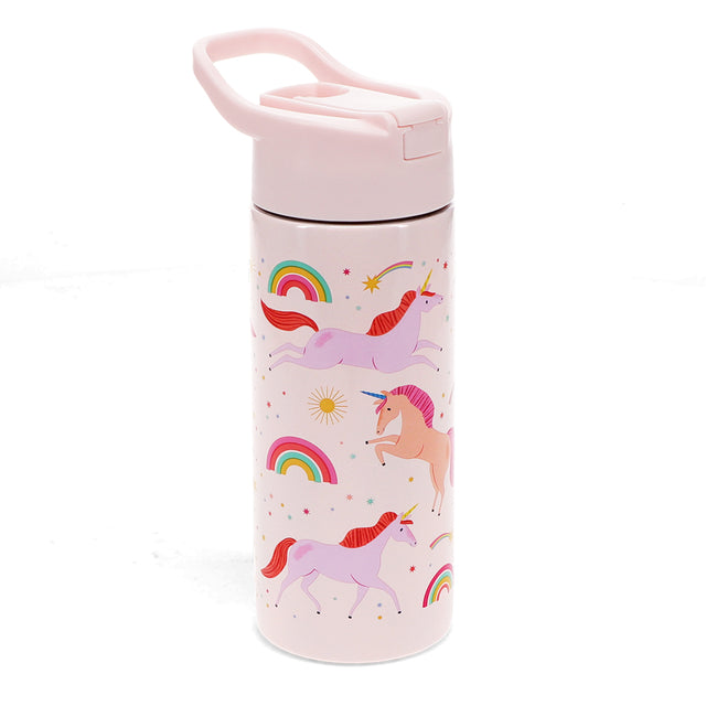 Unicorn Stainless Steel Push Button Bottle