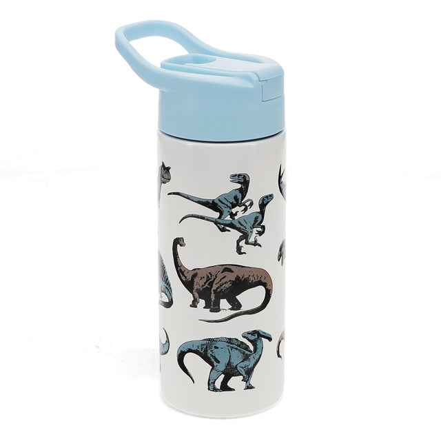Dinosaur Stainless Steel Push Button Bottle