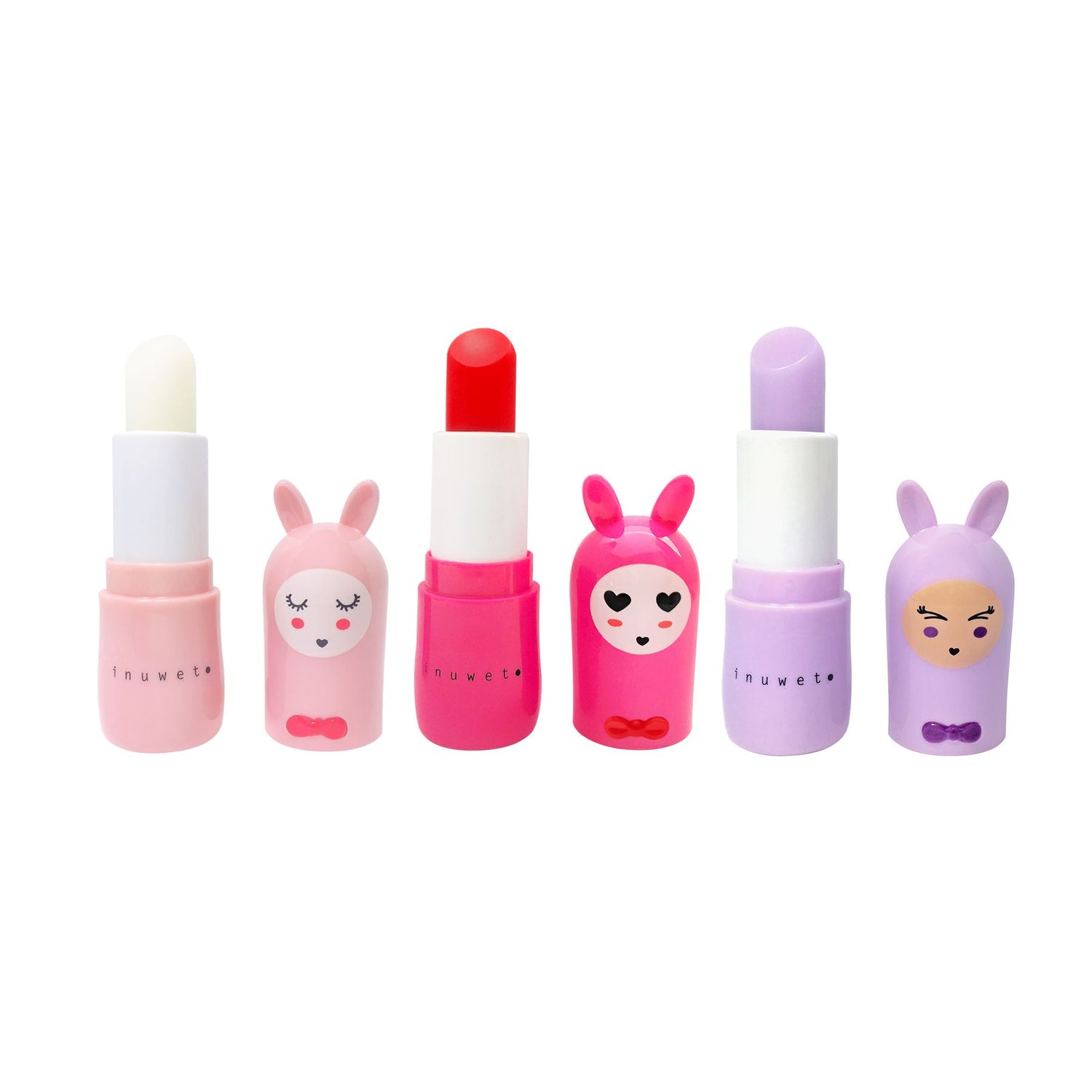 Friends Forever Bunny Lip Balm Trio