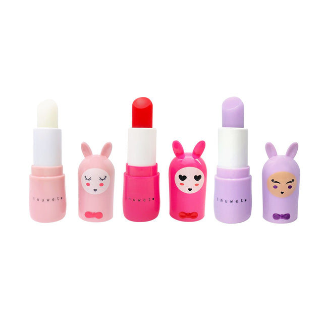 Friends Forever Bunny Lip Balm Trio
