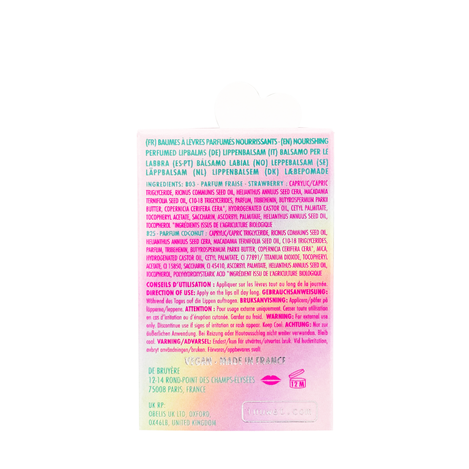 Chloe Bunny Lip balm Duo