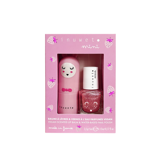 Pink Bunny Lip Balm & Nail Polish Duo