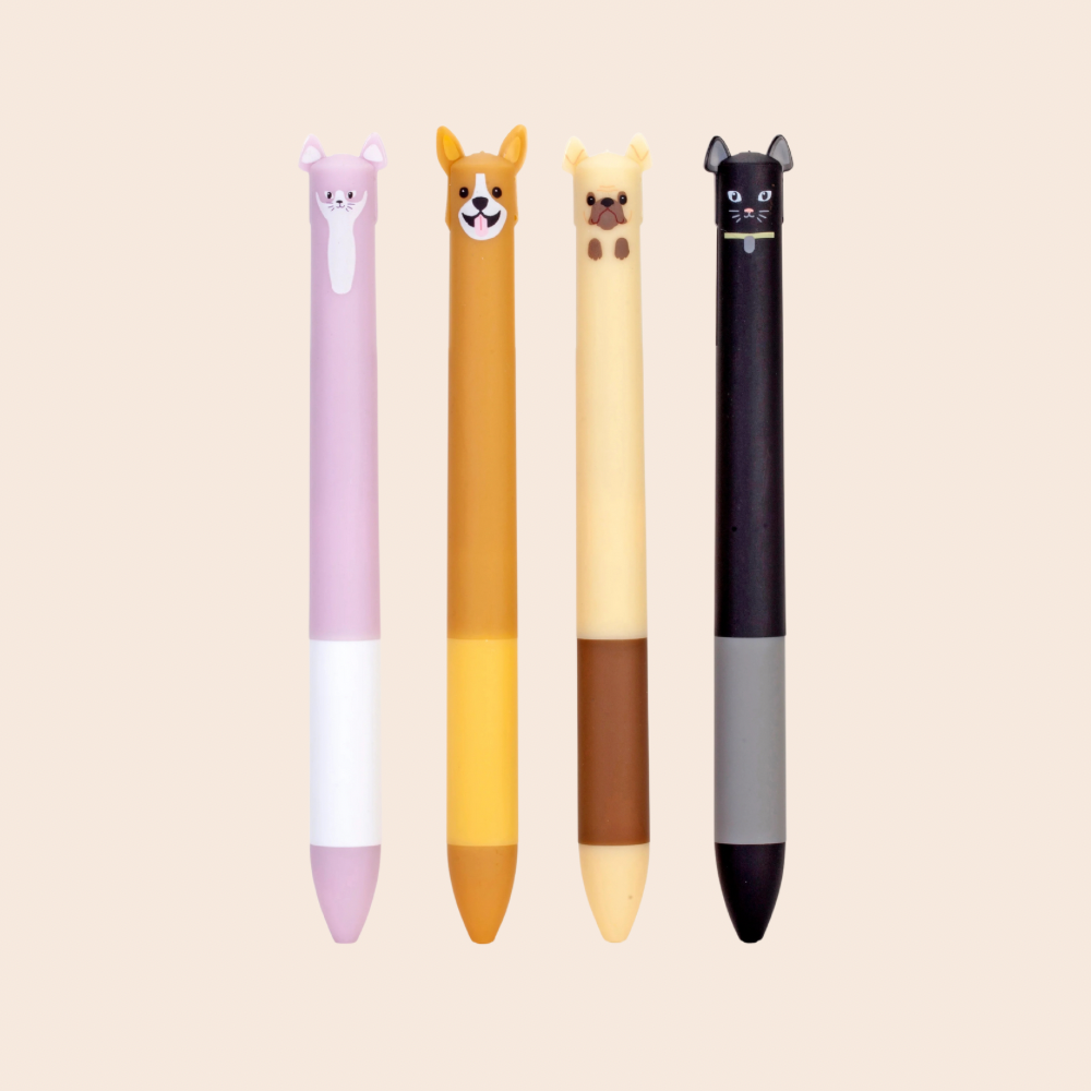 Dog & Cat Multicolour Pen