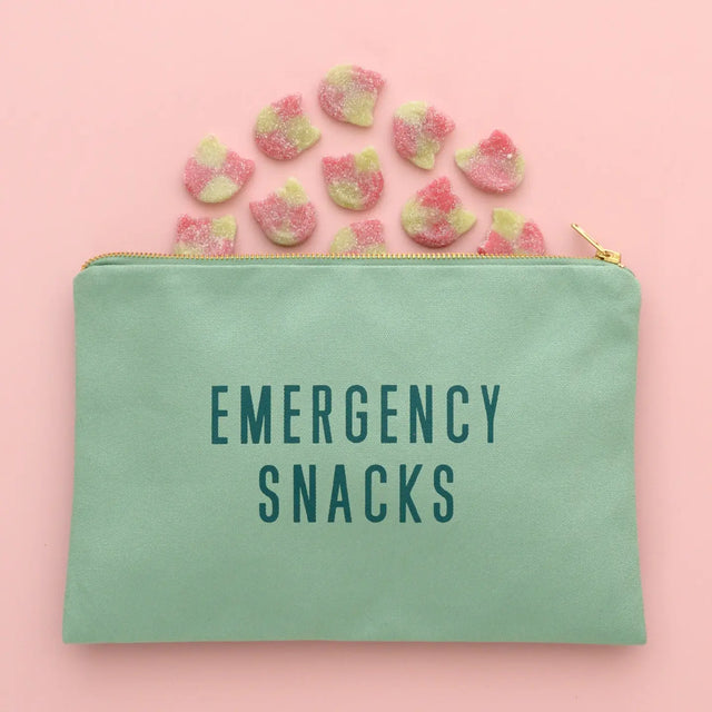 Emergency Snacks Sea Glass Pouch