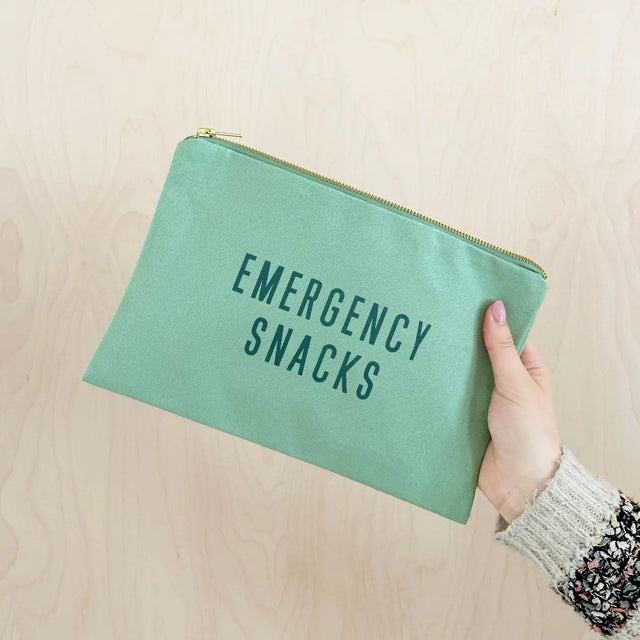 Emergency Snacks Sea Glass Pouch