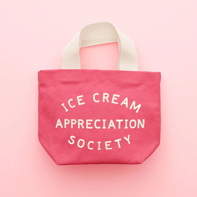 Little Bright Pink Ice Cream Appreciation Bag