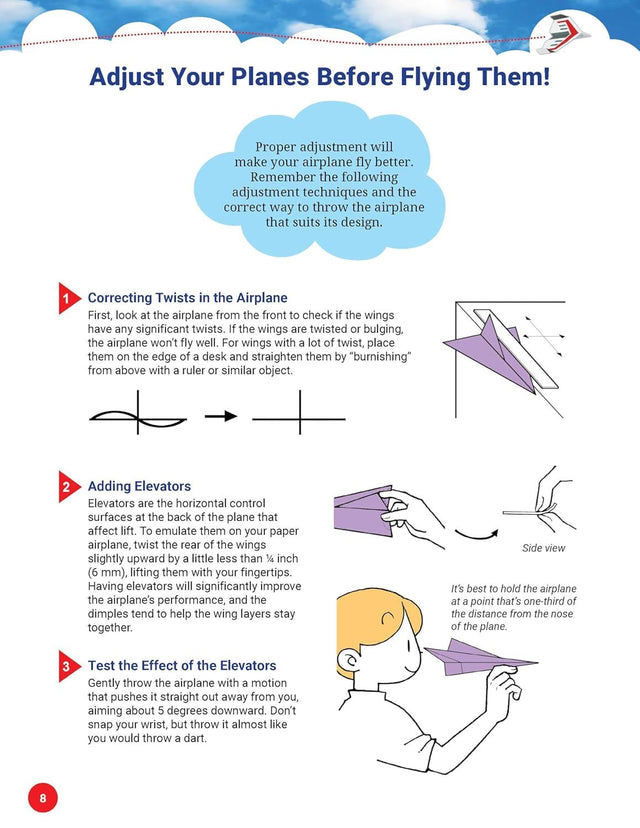 Ultra Long Flight Paper Airplanes