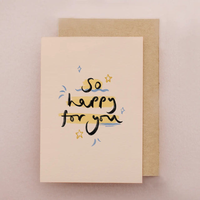 So Happy For You Mini Card
