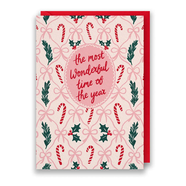 Wonderful Time Vintage Card
