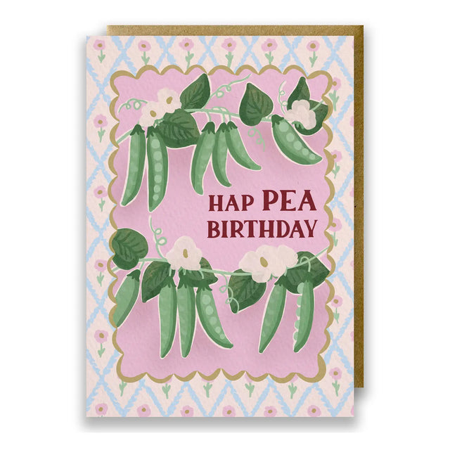 Hap Pea Birthday Card