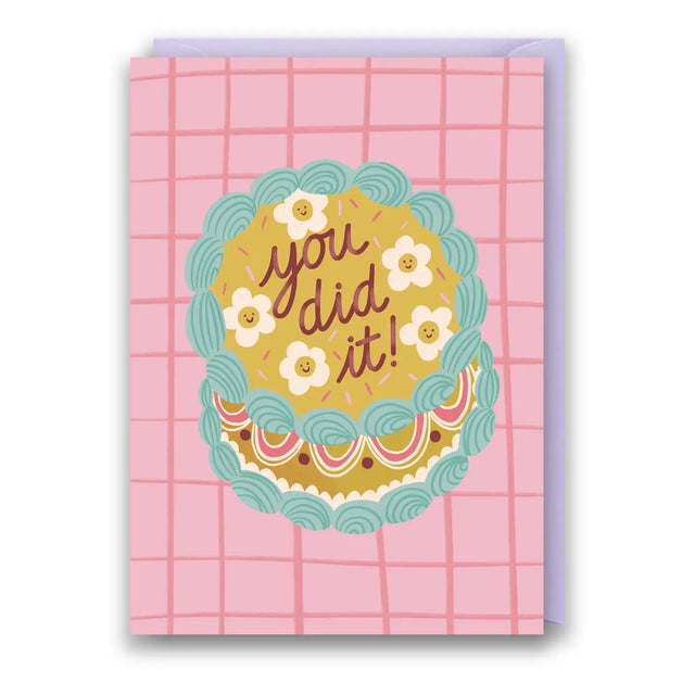 You Did It Cake Card