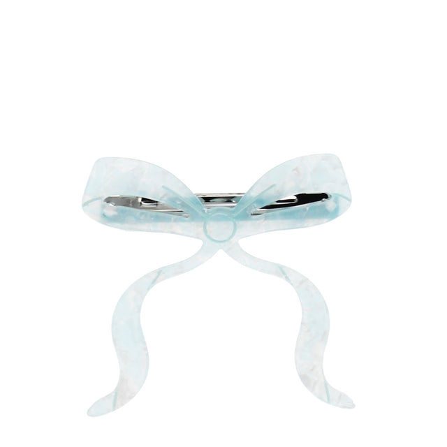 Blue Bow Hair Clip