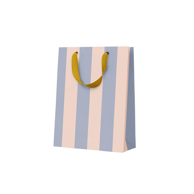 Mini Blue Stripe Gift Bag