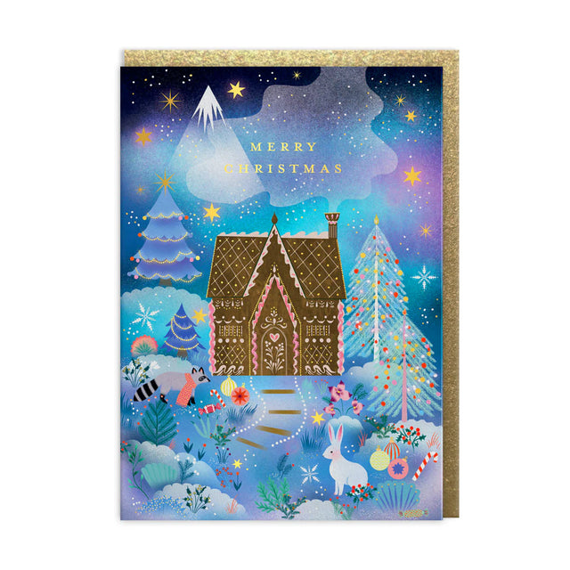 Christmas Gingerbread House Card