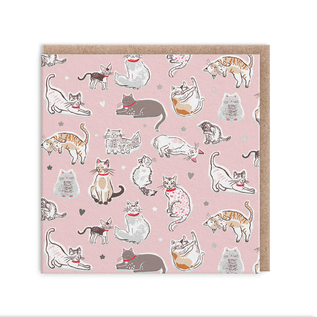 Mini Square Cats Card