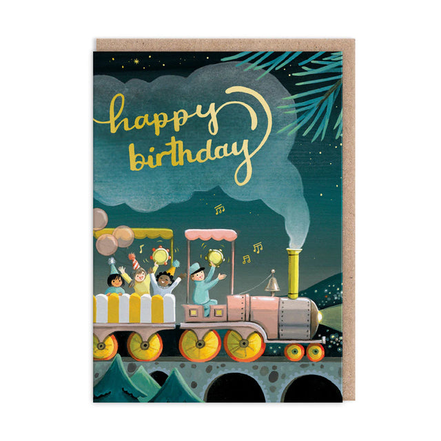 Birthday Train Card