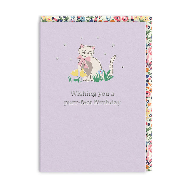 Purrfect Birthday Card