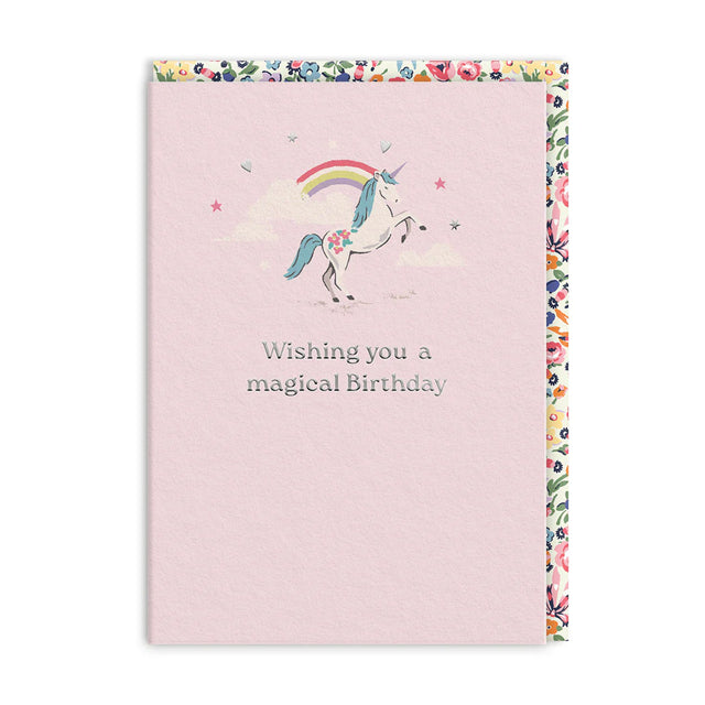 Magic Unicorn Birthday Card