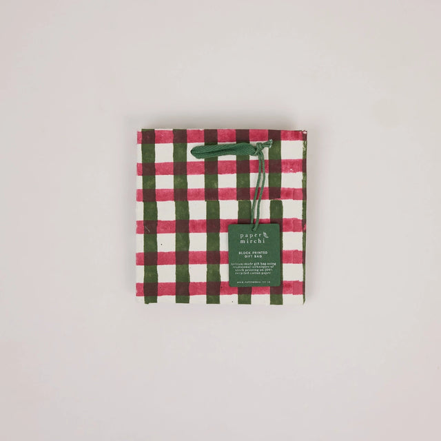Small Holly Green Gift Bags