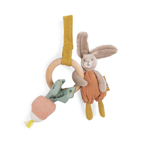 Little Rabbit Wooden Ring Rattle