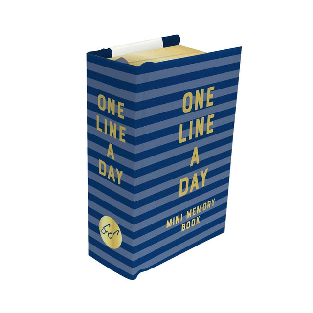 Mini One Line A Day: Navy Stripe