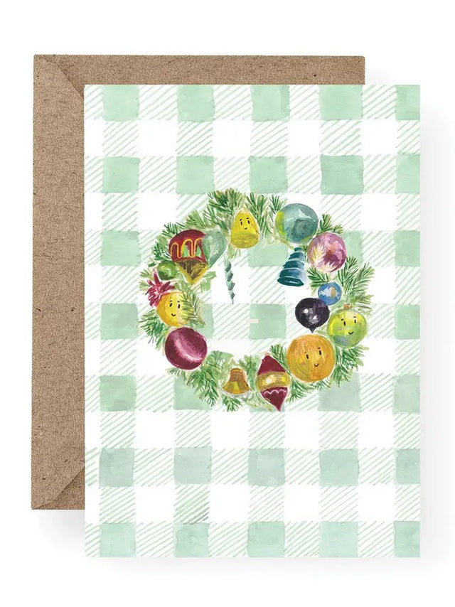Wreath Check Card