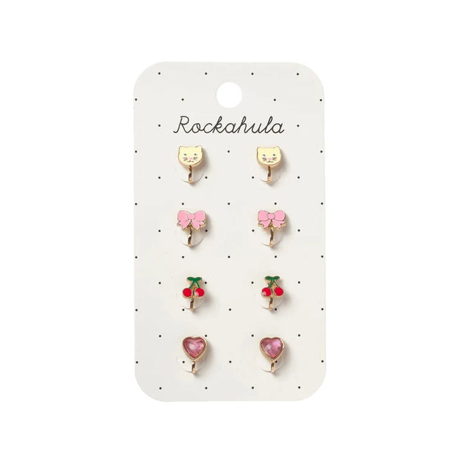 Cute Kitten Clip On Earrings