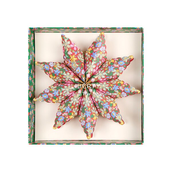 Meri Meri x Liberty Star Decorations