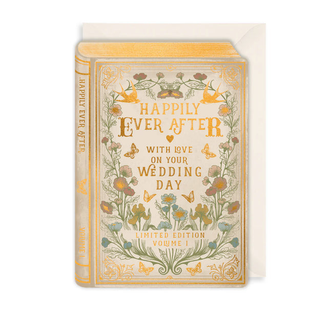 Storybook Happily Ever After Wedding Card